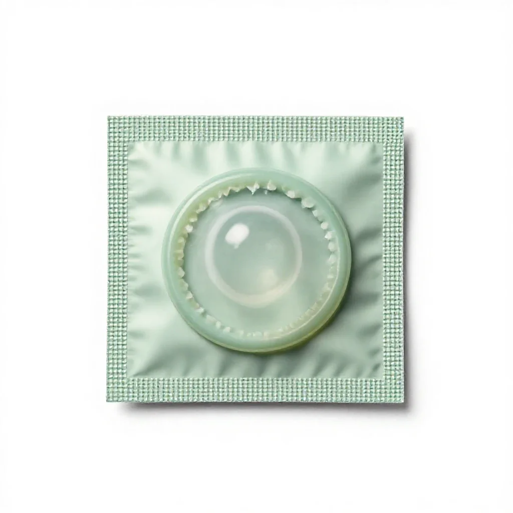 Condom isolated on a white background