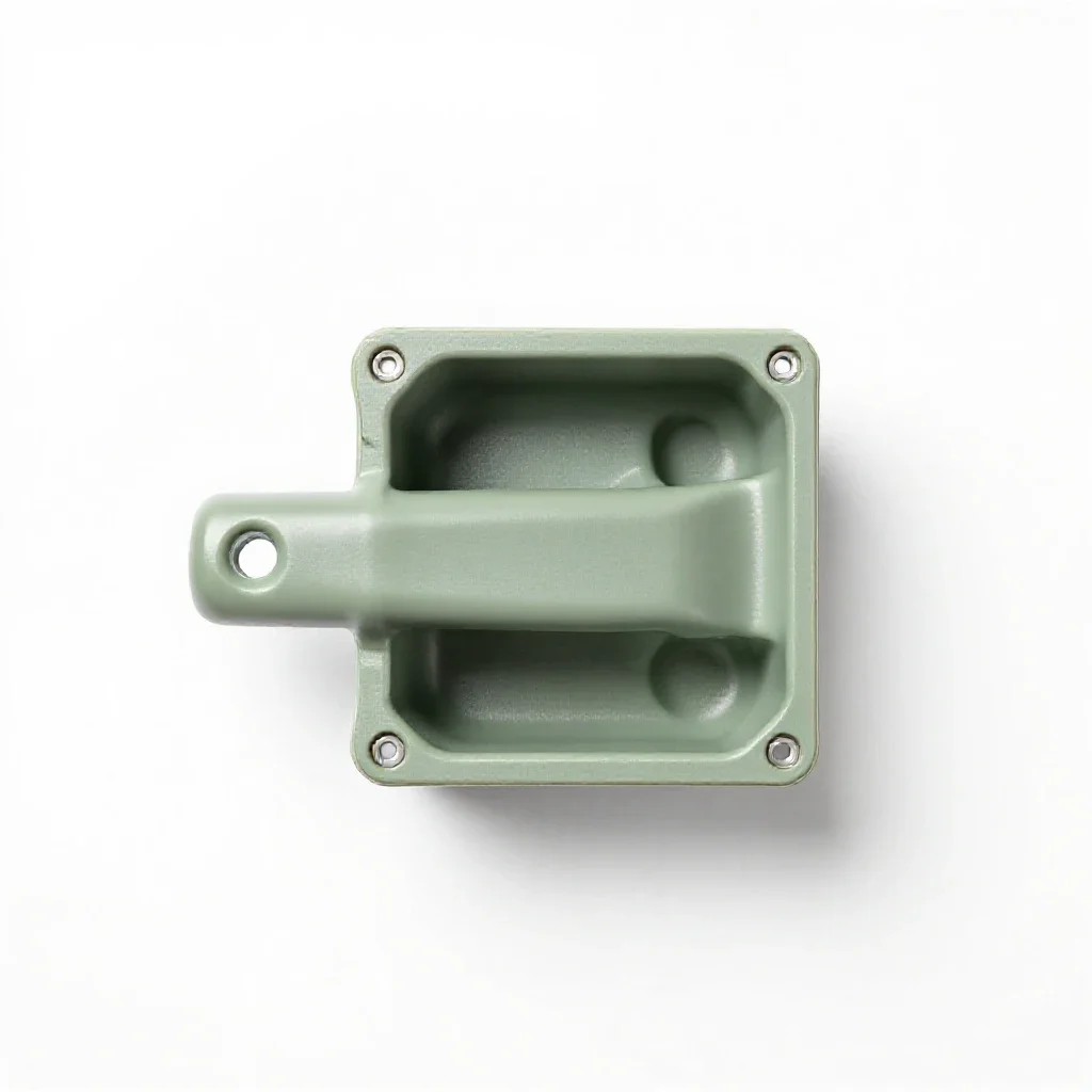 Crankcase isolated on a white background
