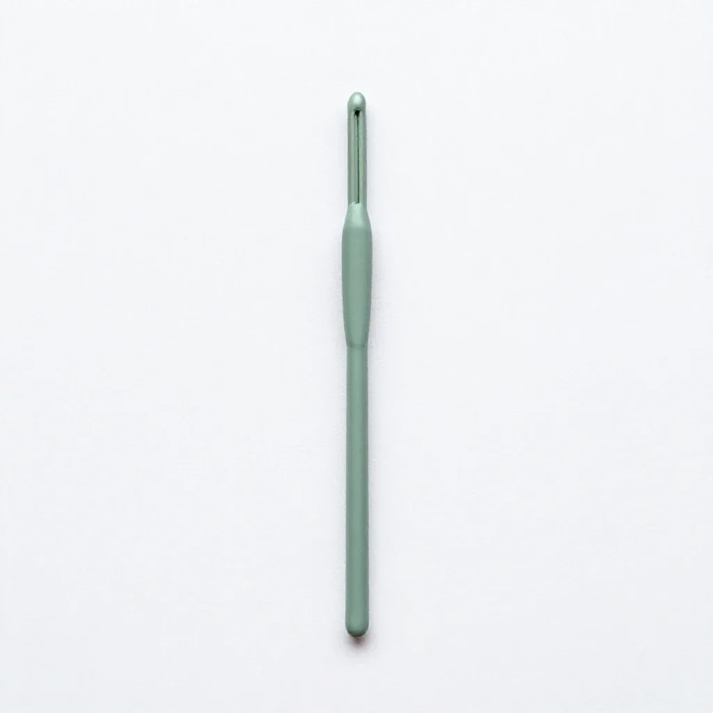 Crochet needle isolated on a white background