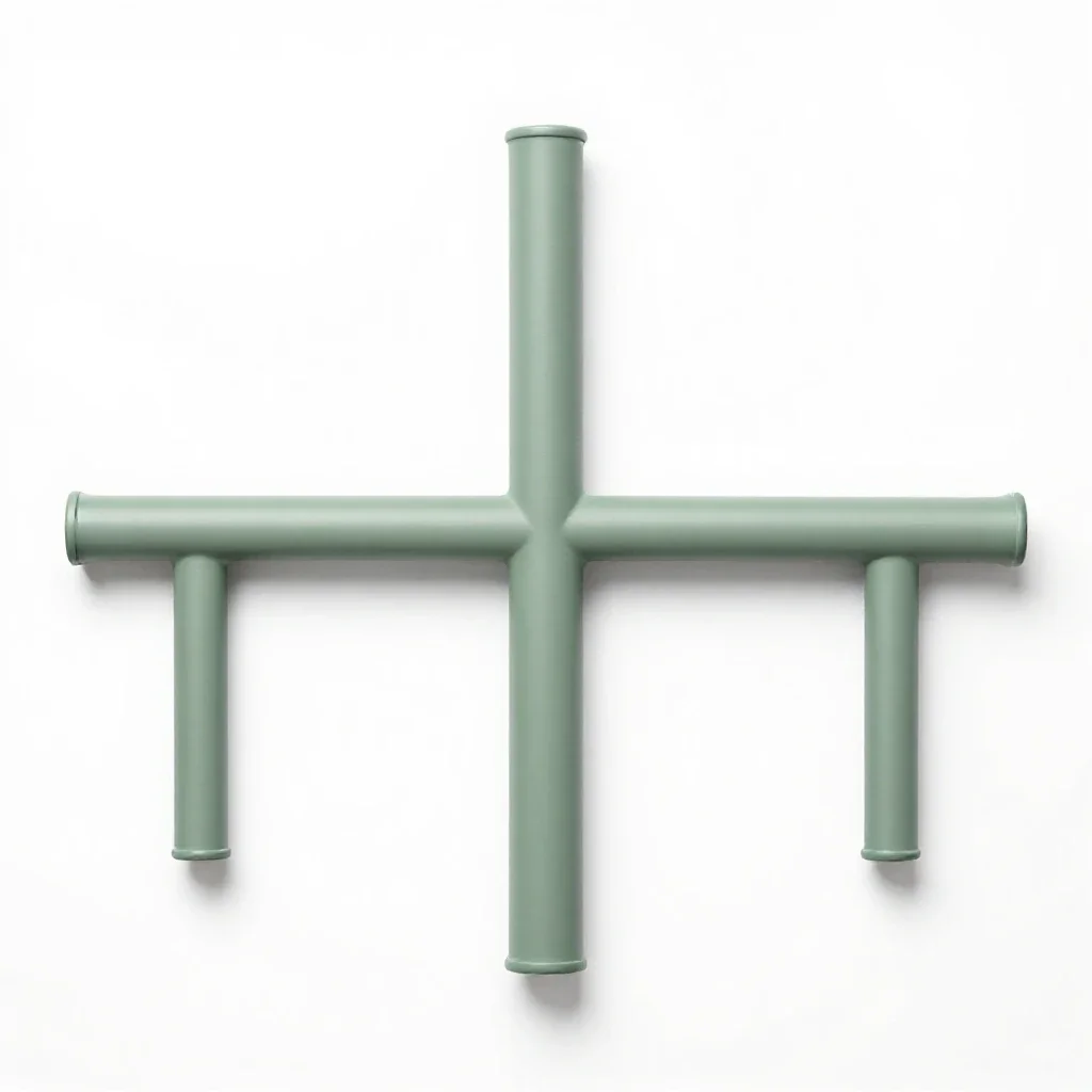 Crossbar isolated on a white background