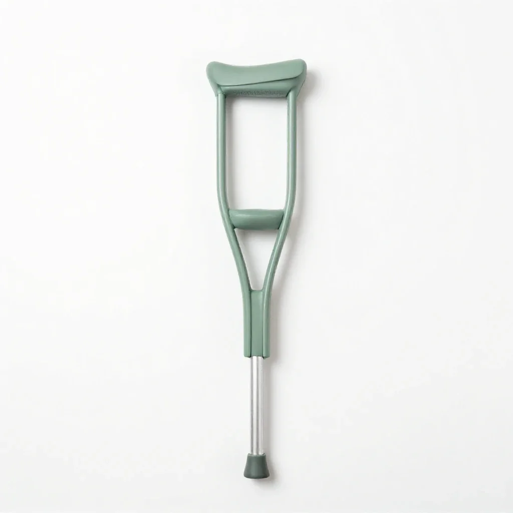 Crutch isolated on a white background