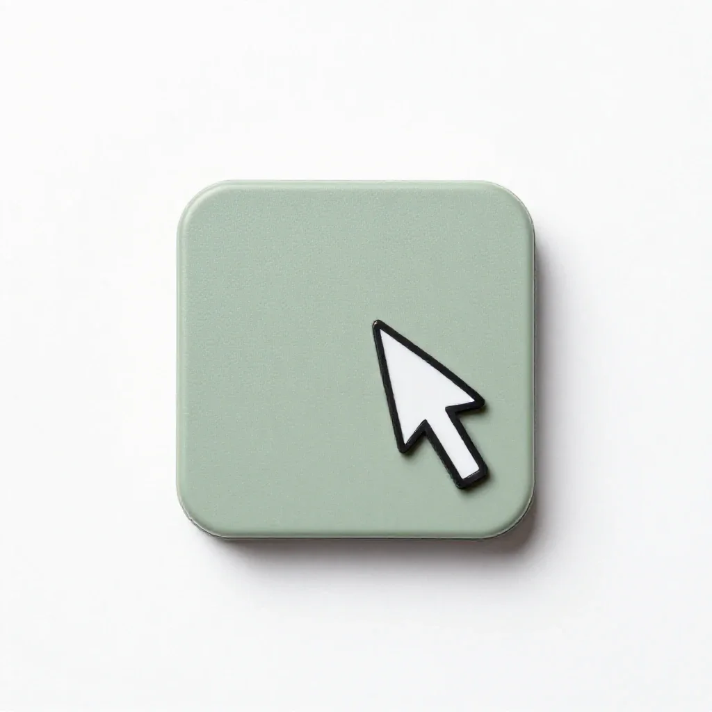 Cursor isolated on a white background