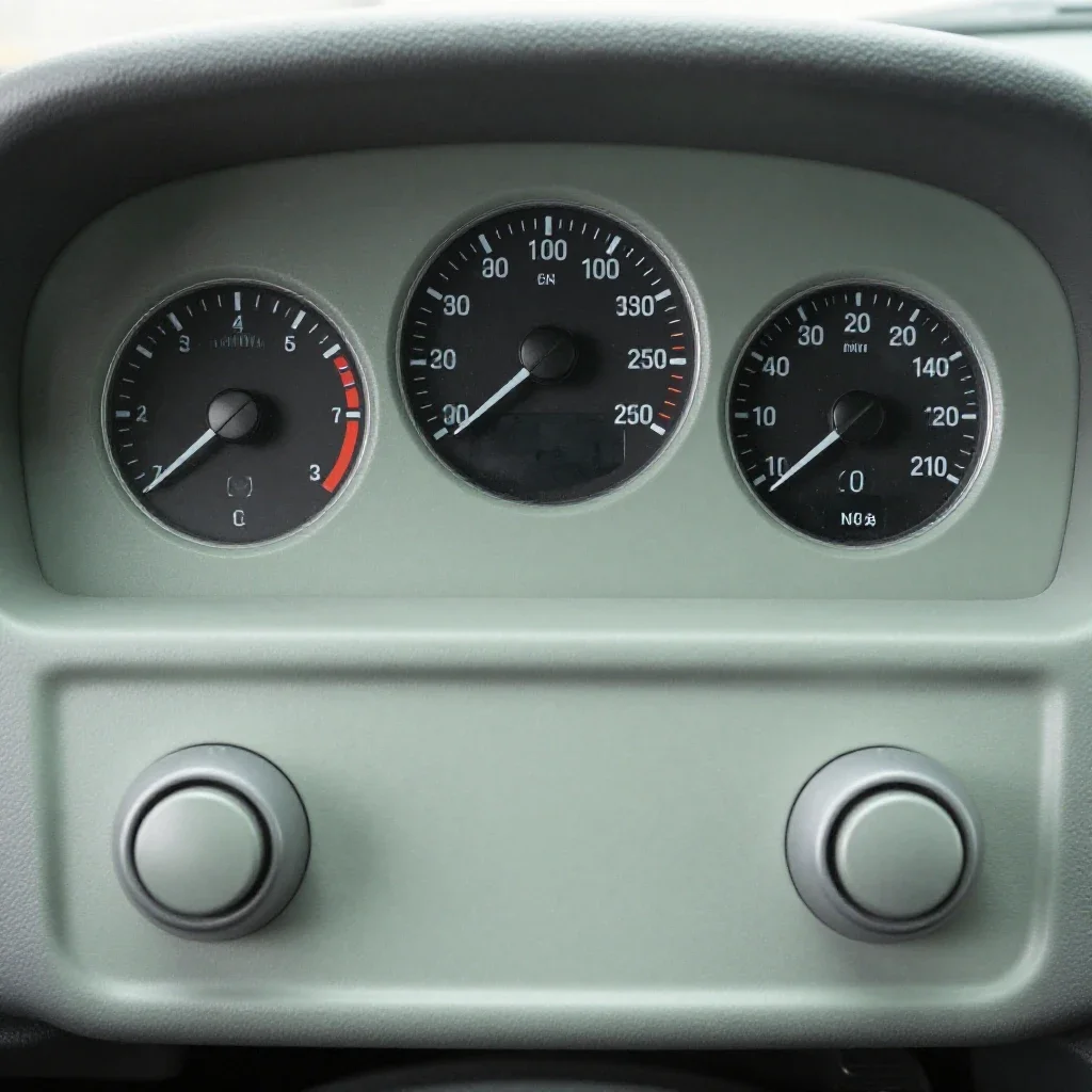 Dashboard isolated on a white background