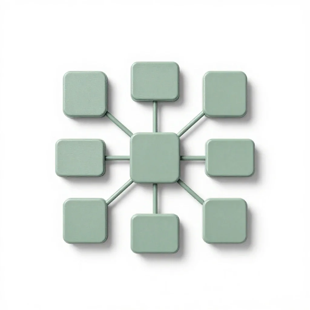 Data system isolated on a white background