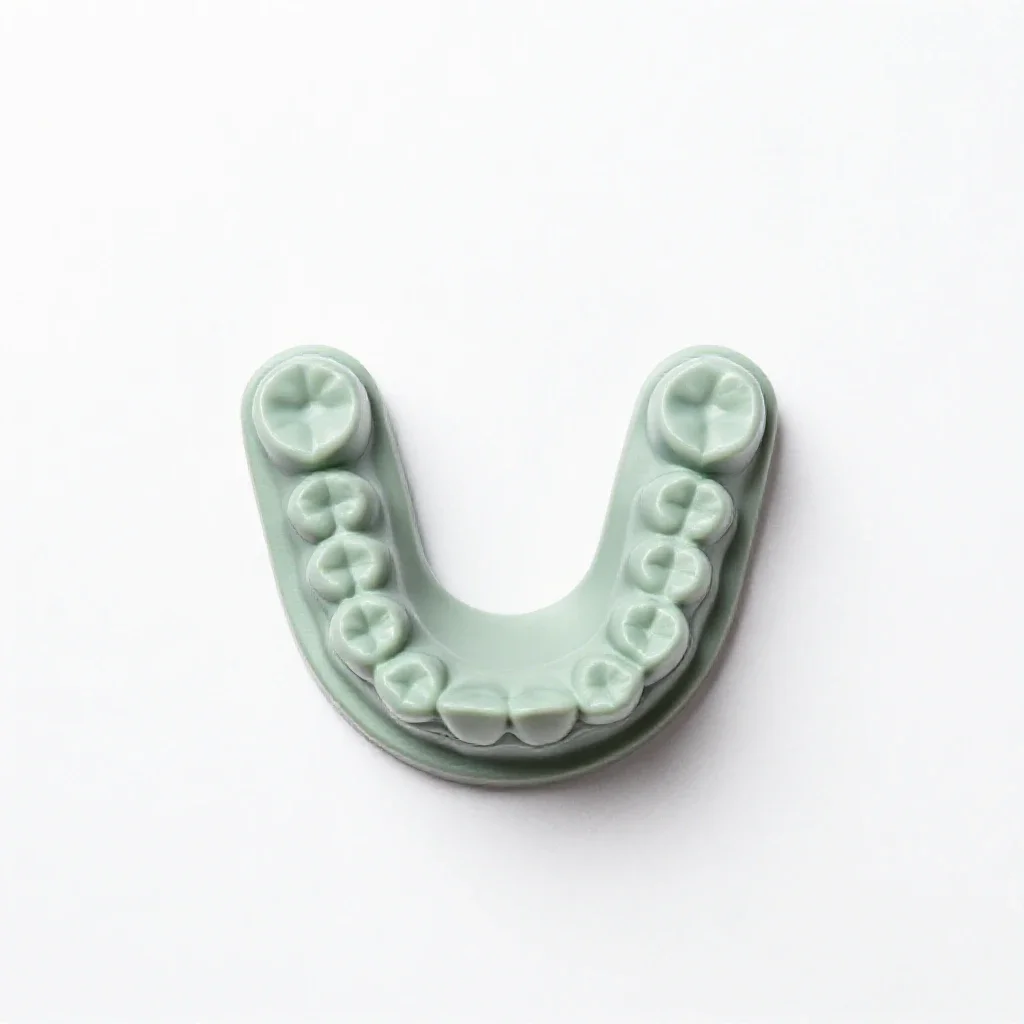 Dental appliance isolated on a white background