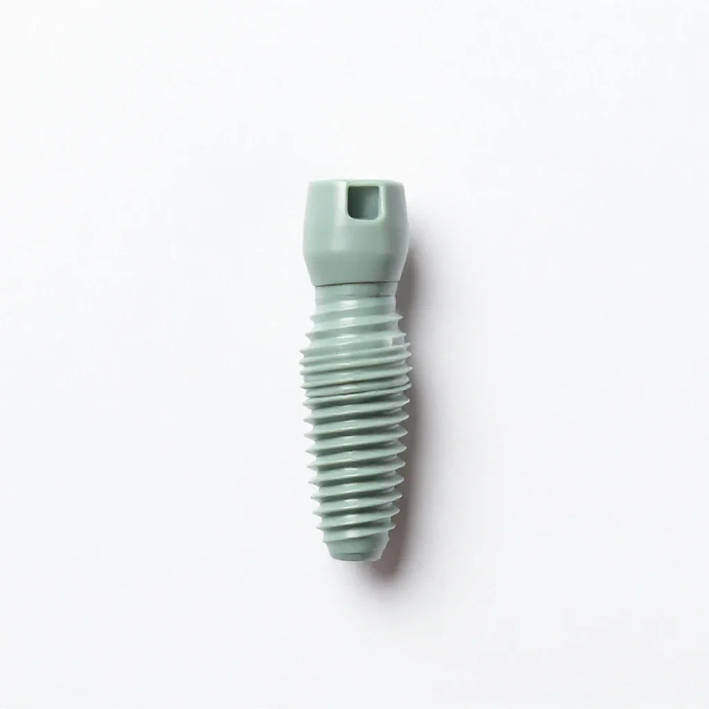 Dental implant isolated on a white background