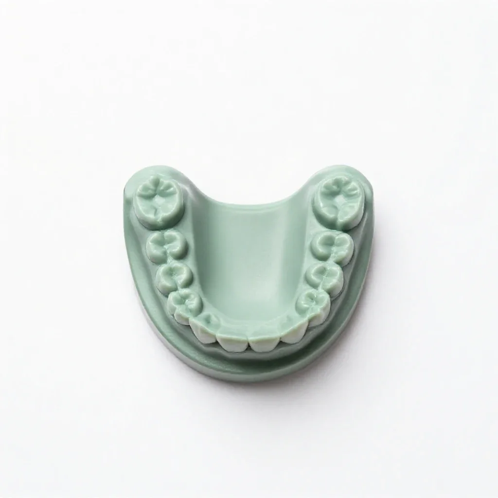 Denture isolated on a white background