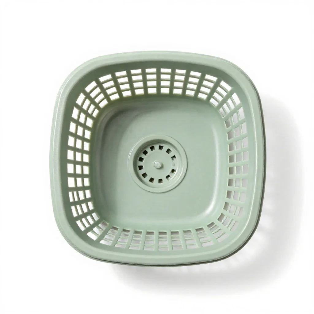 Drain basket isolated on a white background