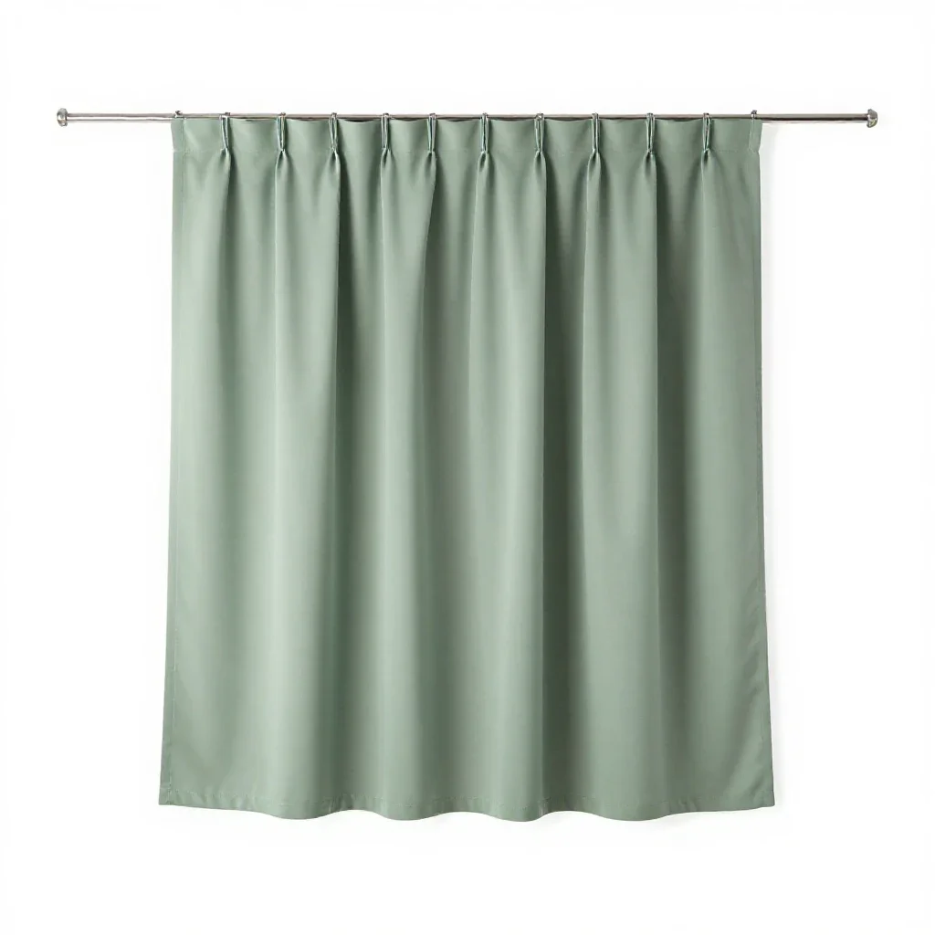 Drop curtain isolated on a white background