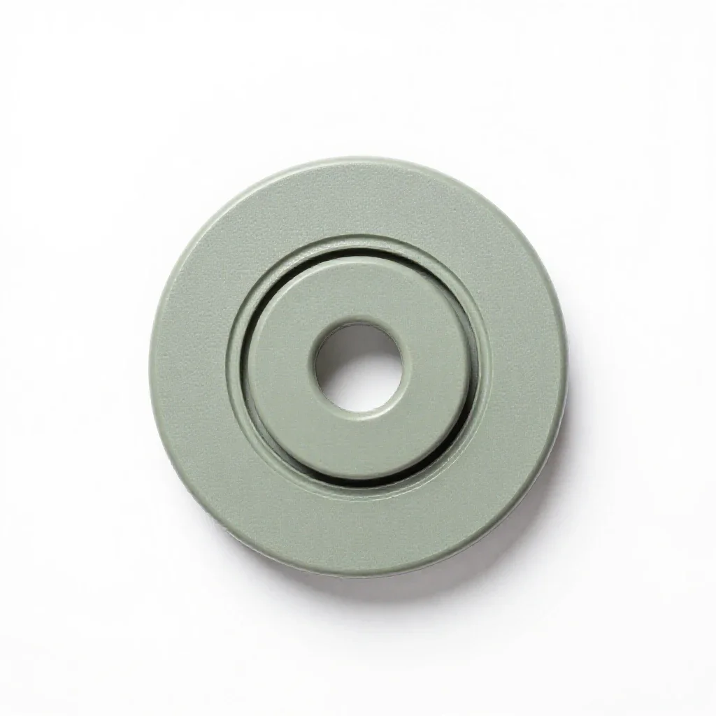 Drum brake isolated on a white background