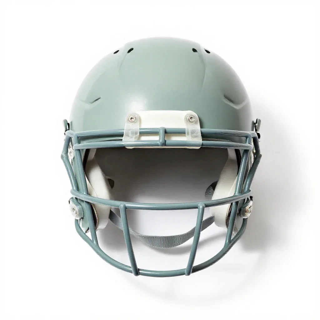 Face guard isolated on a white background