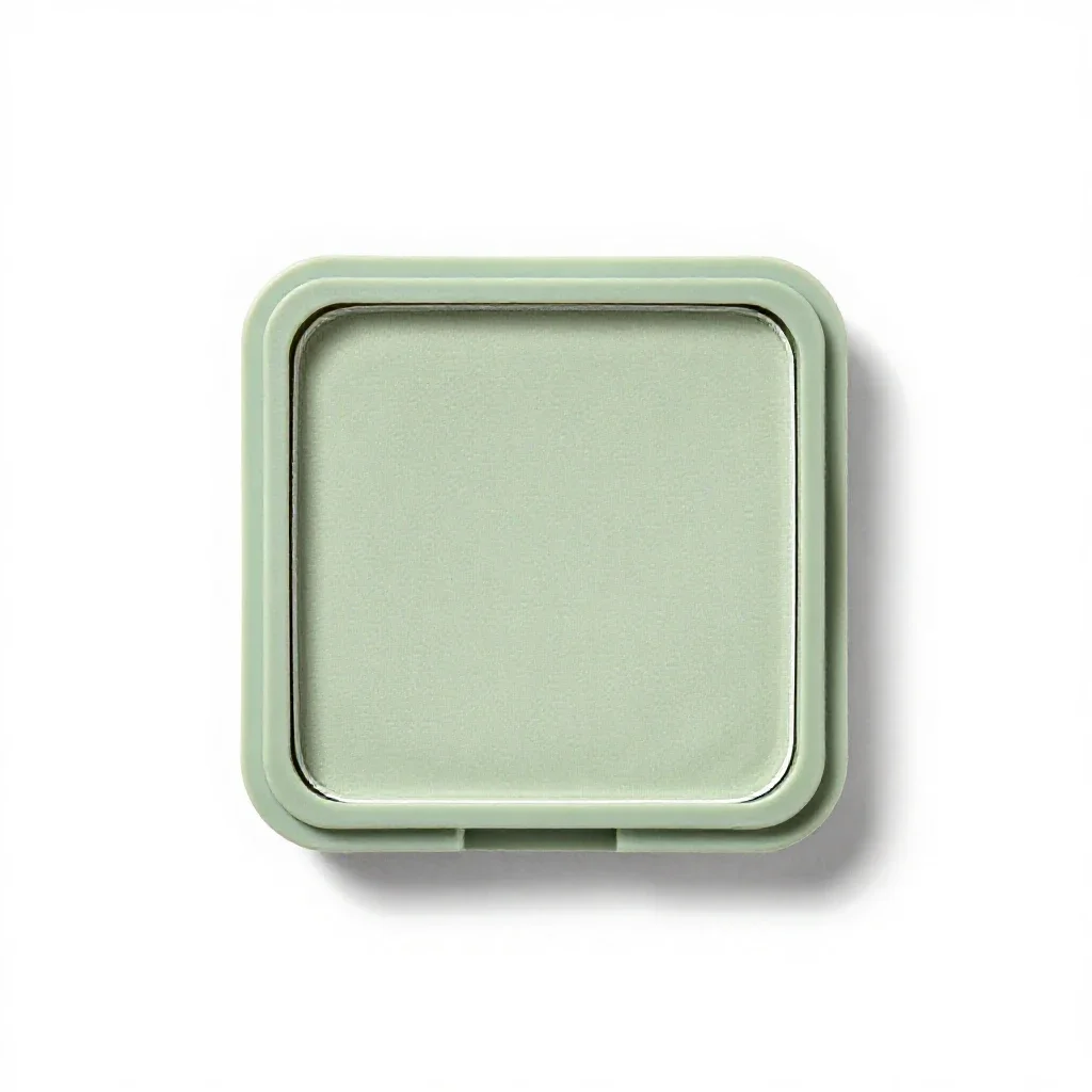 Face powder isolated on a white background
