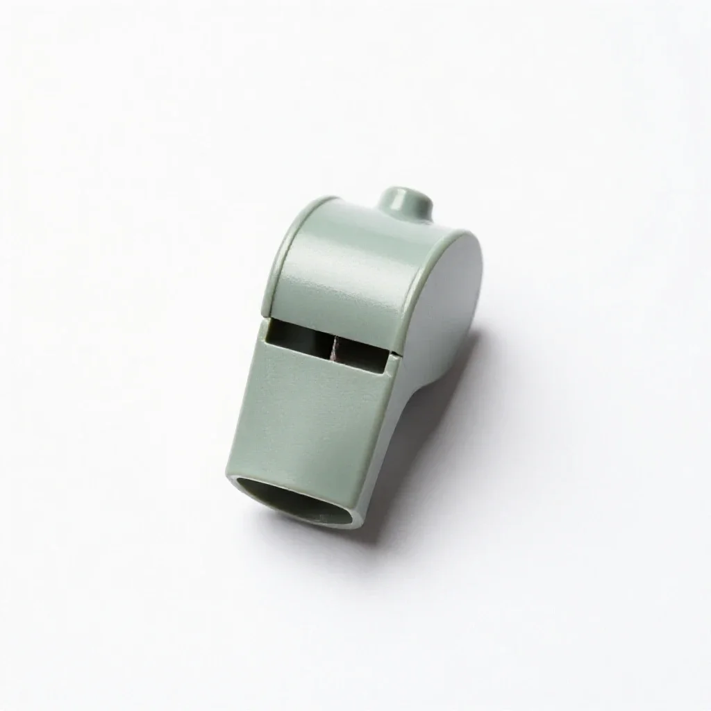 Factory whistle isolated on a white background