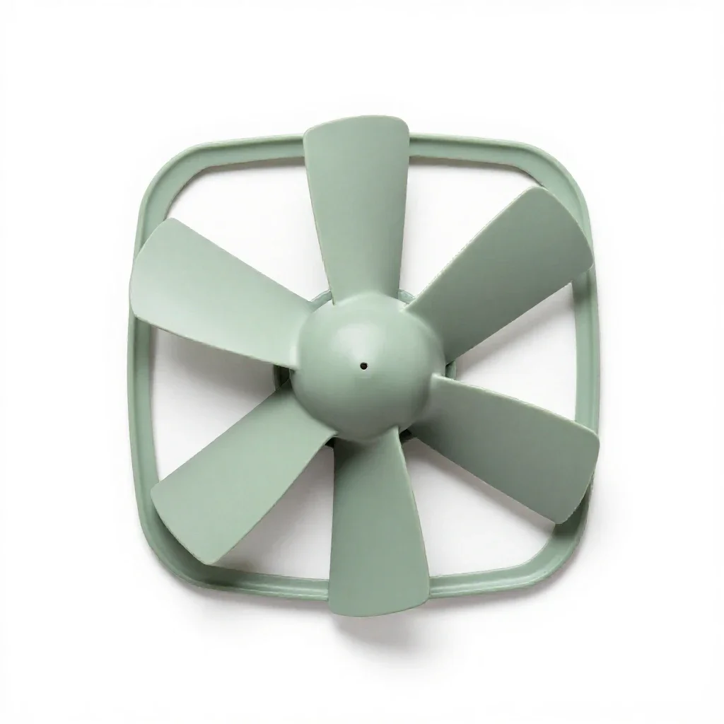 Fan blade isolated on a white background