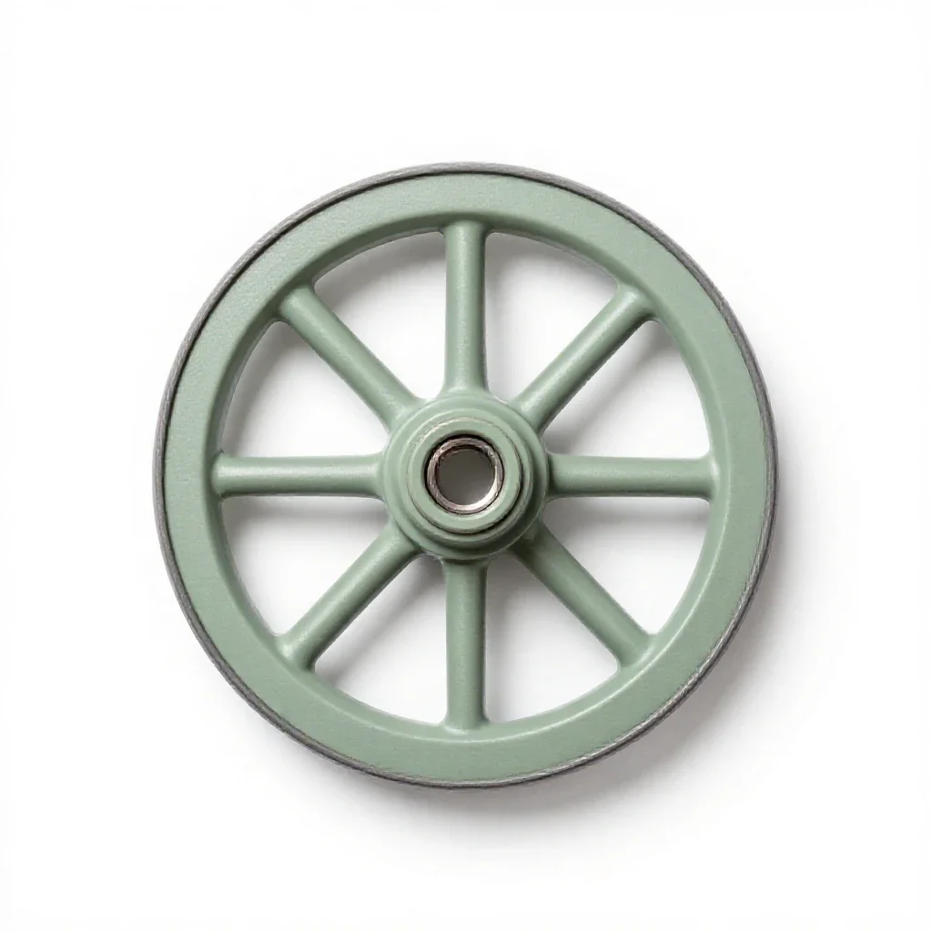 Fifth wheel isolated on a white background