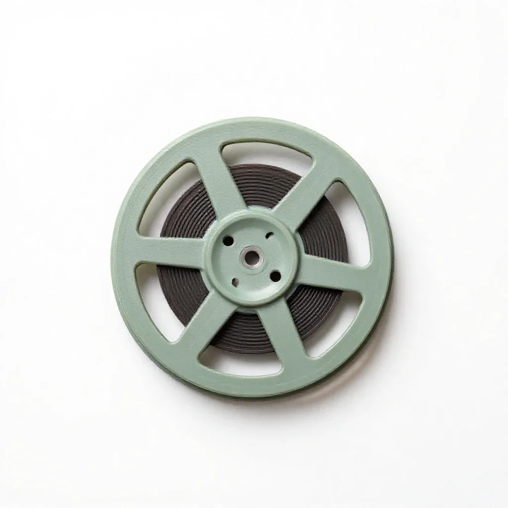 Film advance isolated on a white background