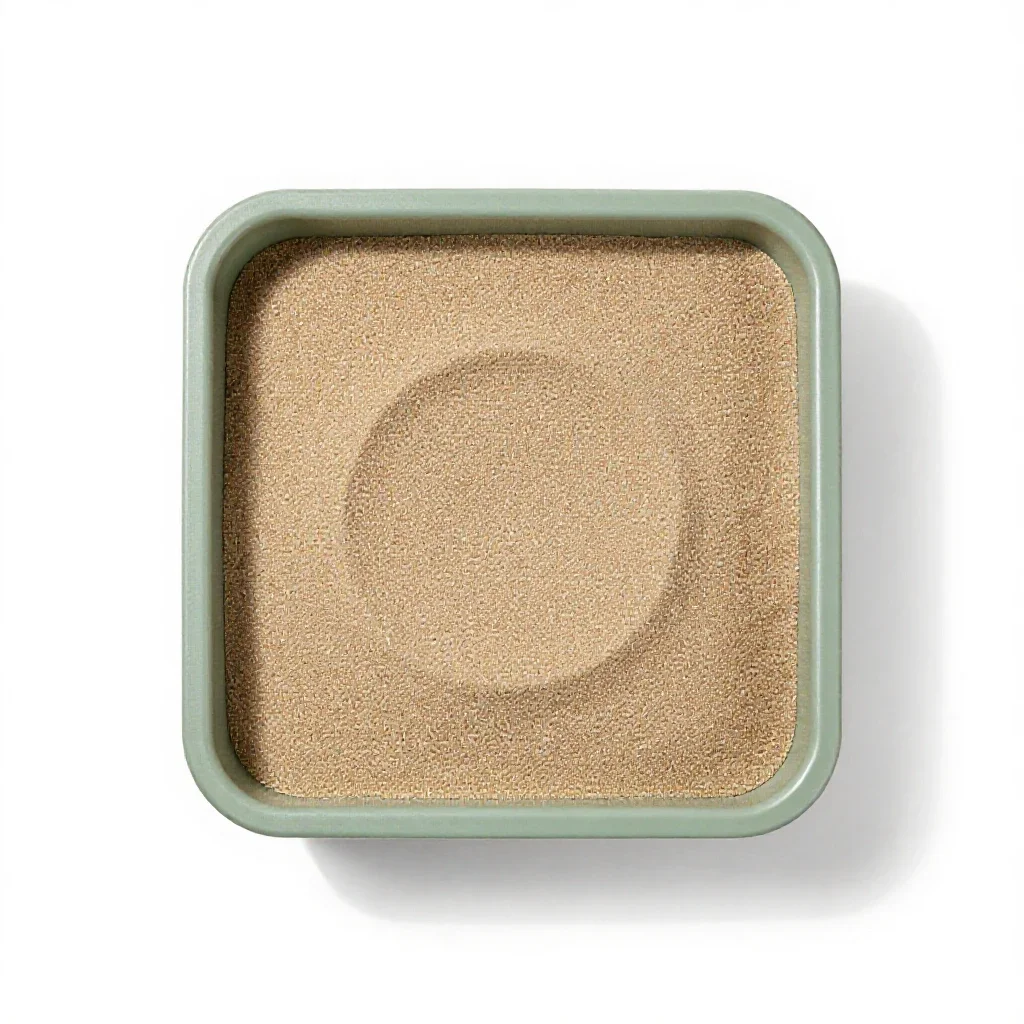 Filter bed isolated on a white background
