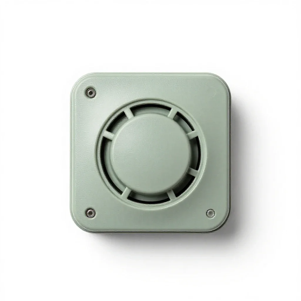 Fire alarm isolated on a white background