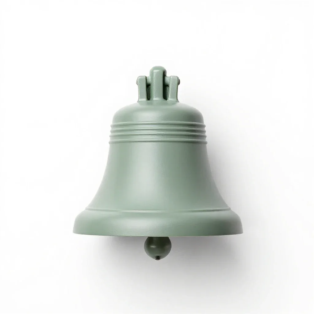 Fire bell isolated on a white background