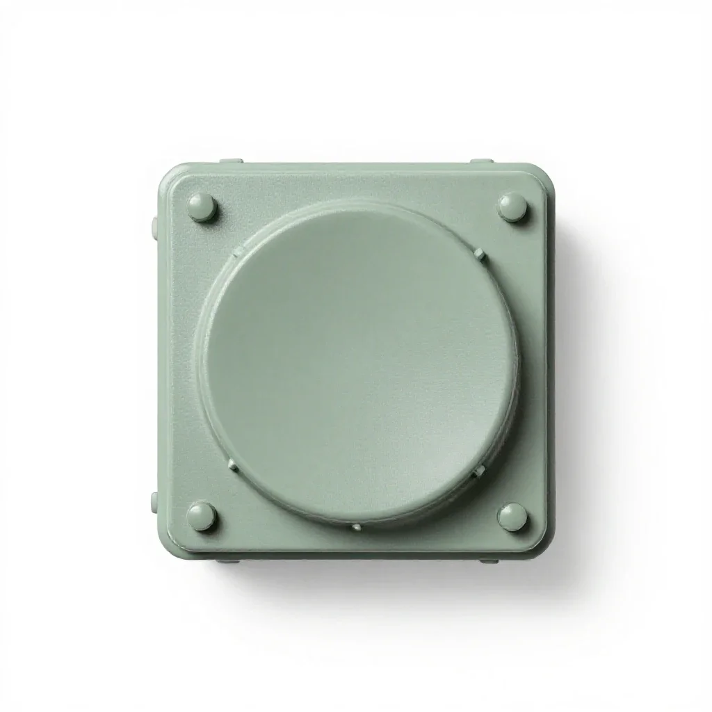 Fire control radar isolated on a white background