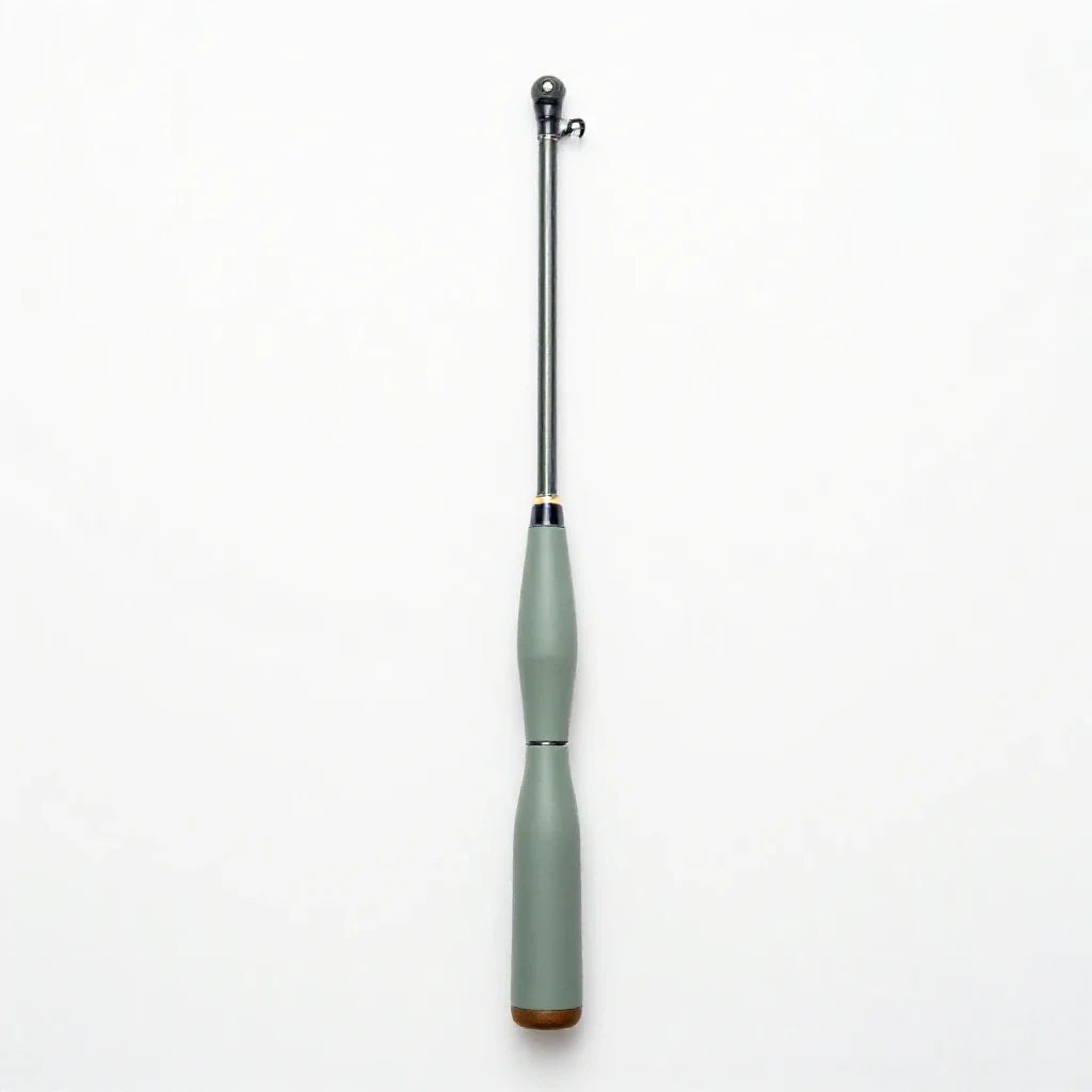 Fishing rod isolated on a white background