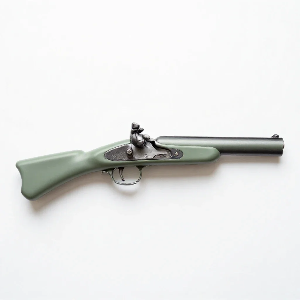 Flintlock isolated on a white background