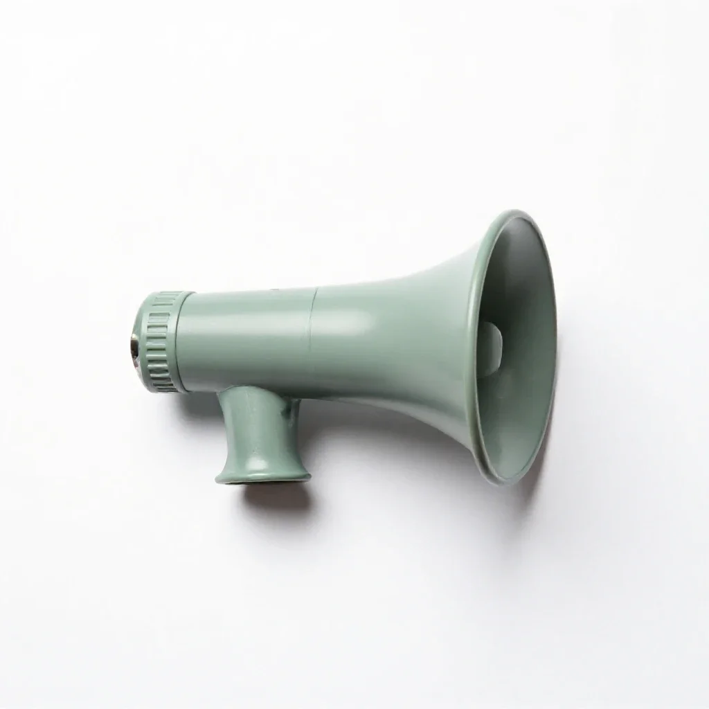 Foghorn isolated on a white background