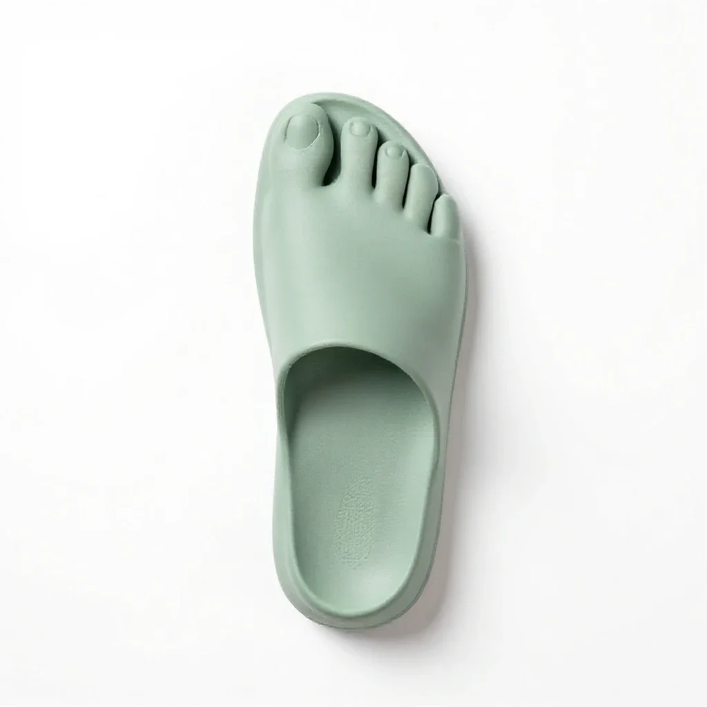 Foot isolated on a white background