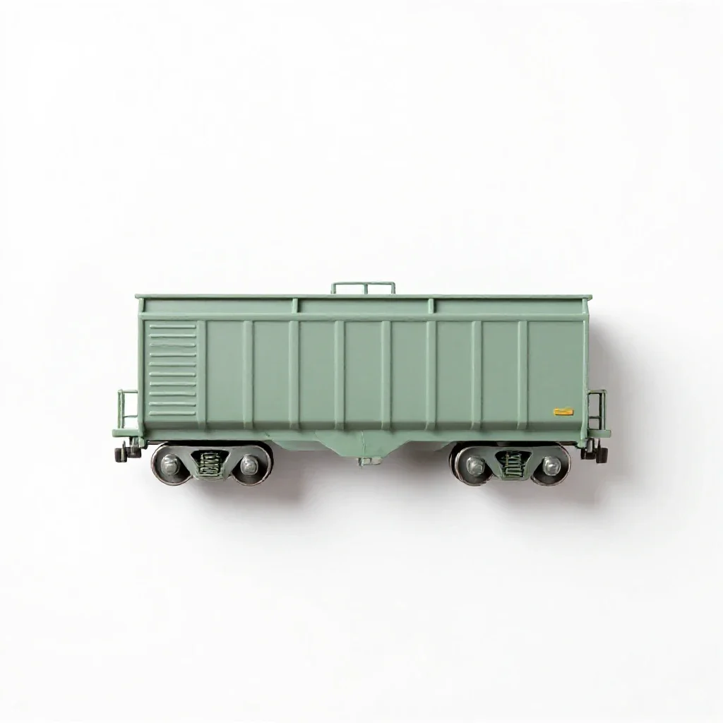 Freight train isolated on a white background