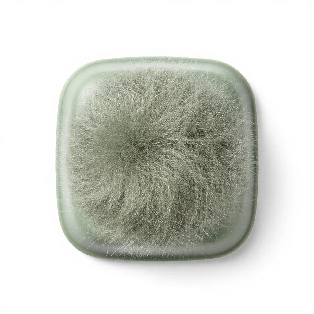 Guard hair isolated on a white background