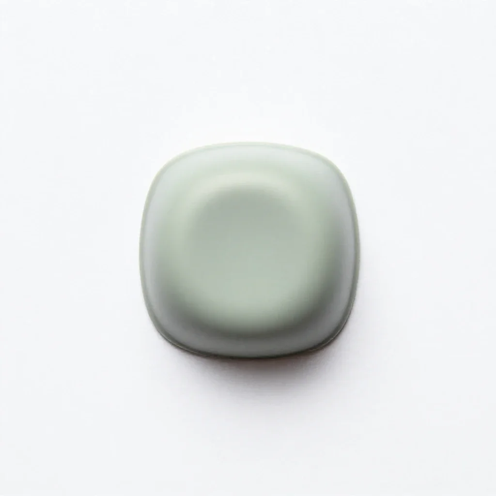 Accommodating lens implant isolated on a white background