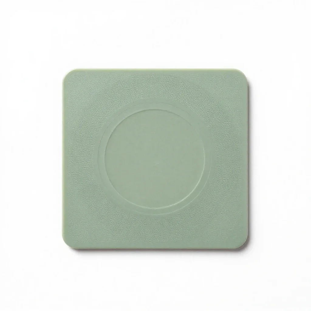 Acetate disk isolated on a white background