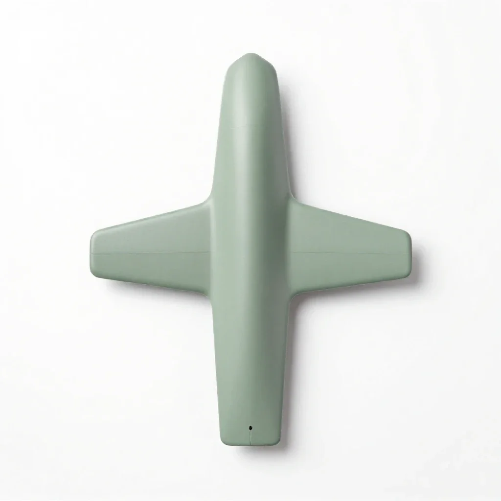 Aileron isolated on a white background