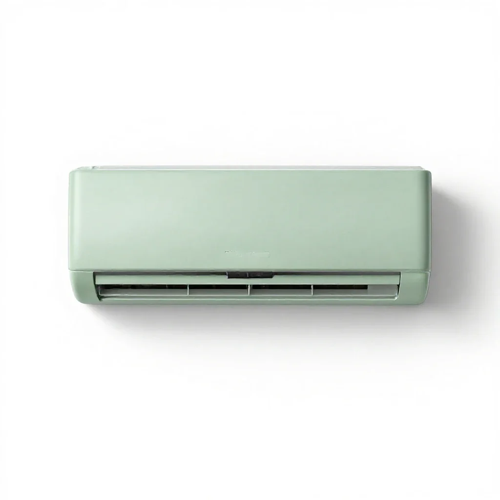 Air conditioner isolated on a white background