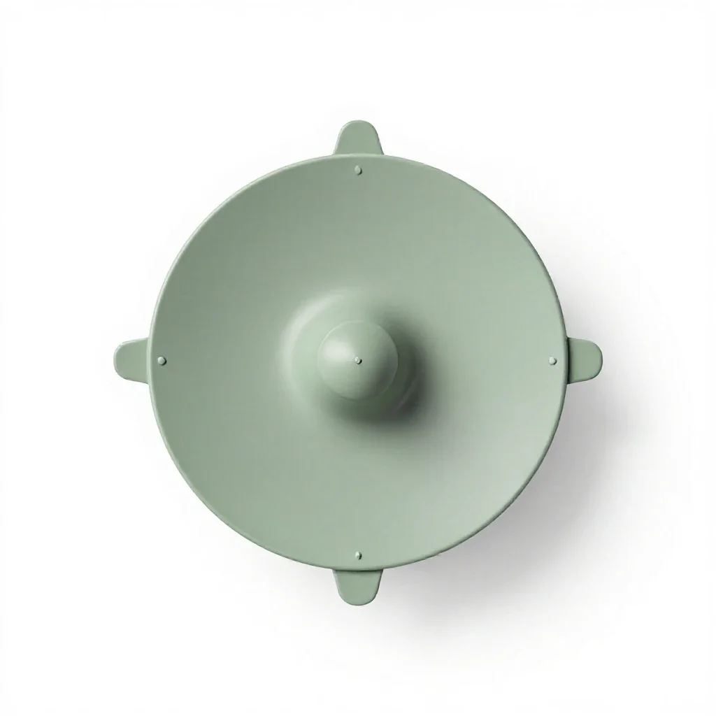 Air search radar isolated on a white background