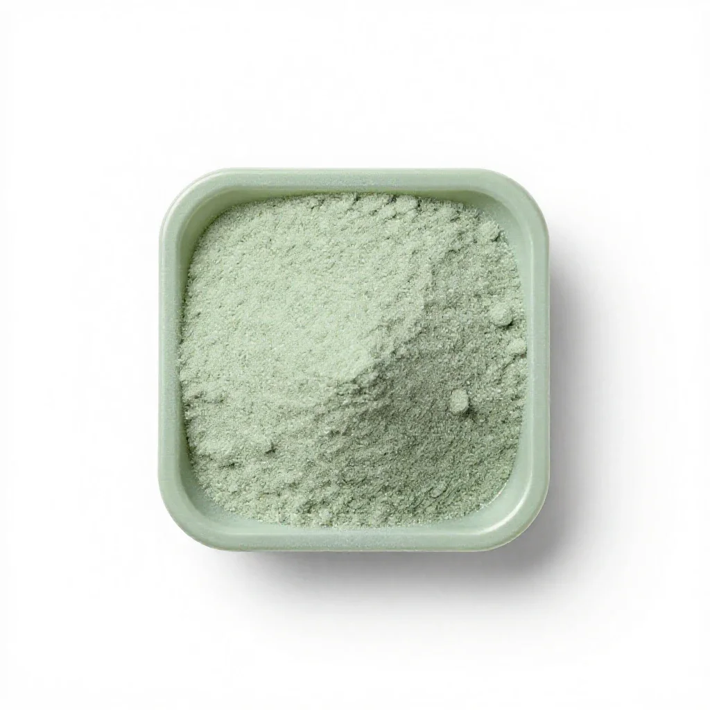 Aspirin powder isolated on a white background