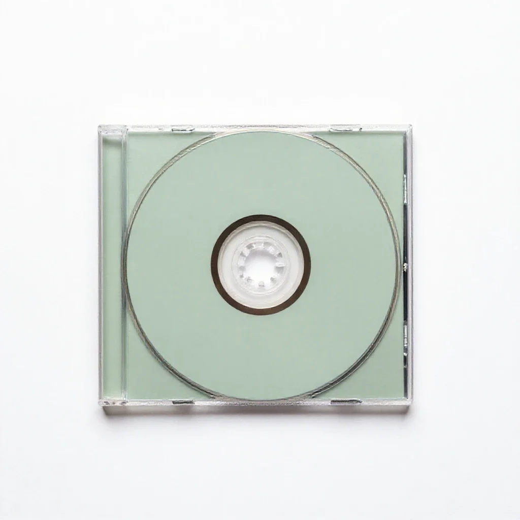 Audio CD isolated on a white background