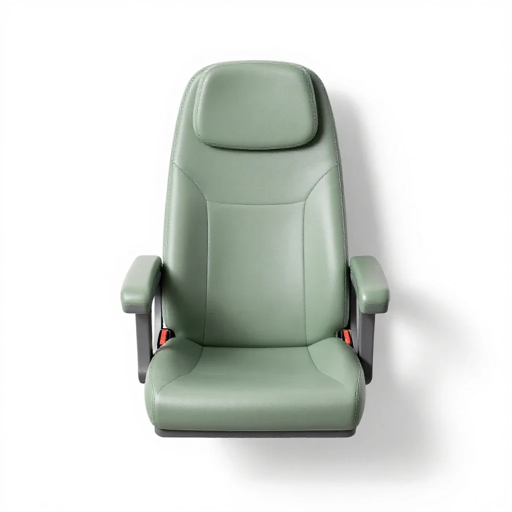 Ejection seat isolated on a white background