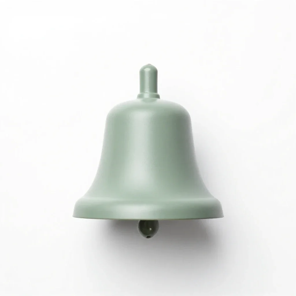 Electric bell isolated on a white background