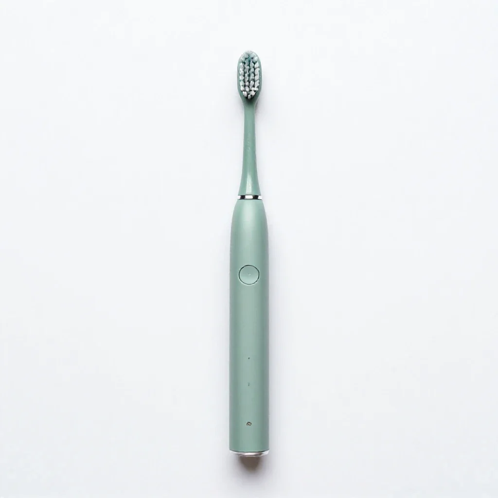 Electric toothbrush isolated on a white background