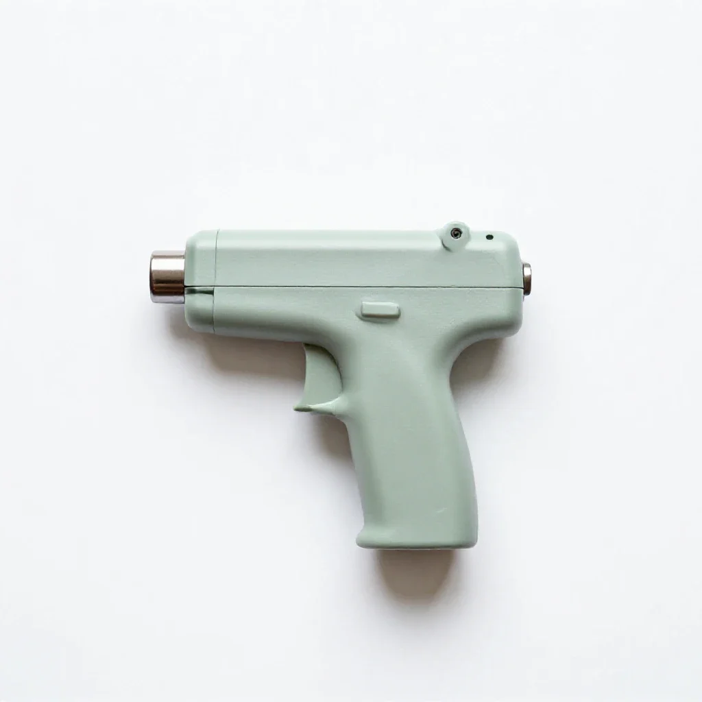 Electron gun isolated on a white background