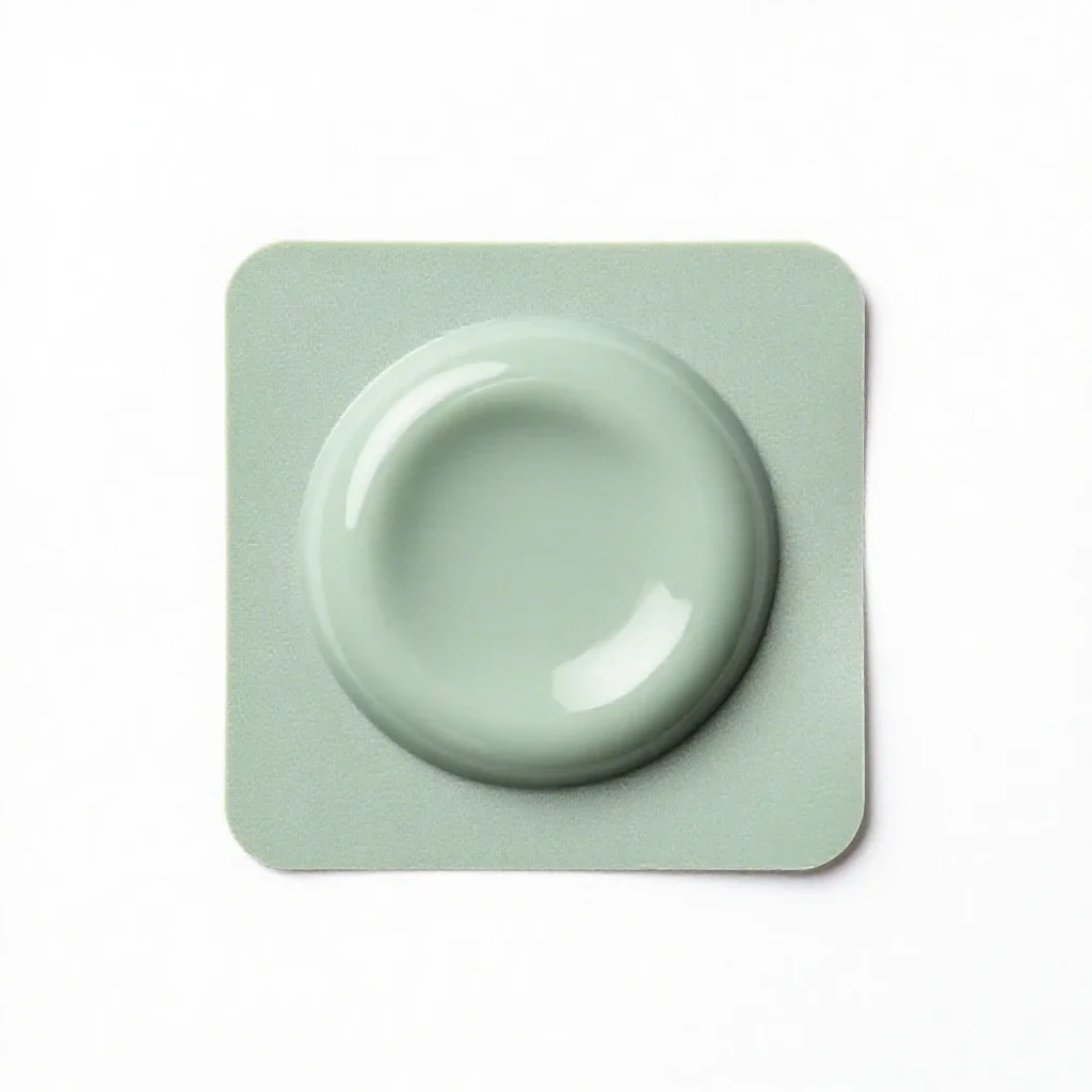Emulsion isolated on a white background