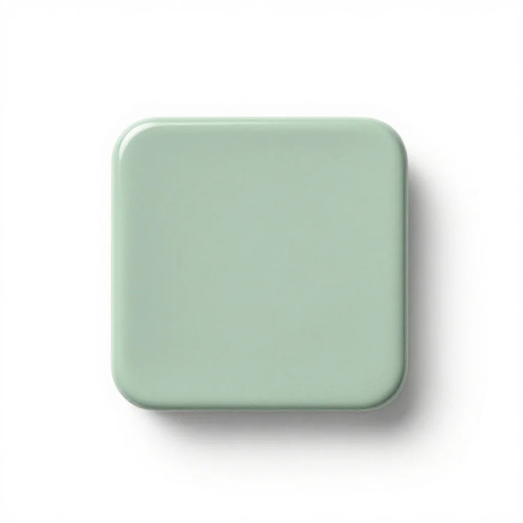 Enamel isolated on a white background