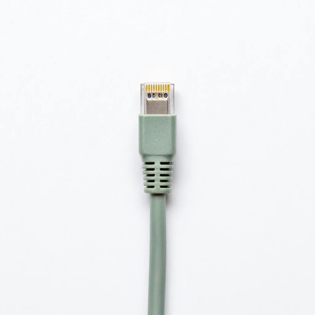 Ethernet cable isolated on a white background
