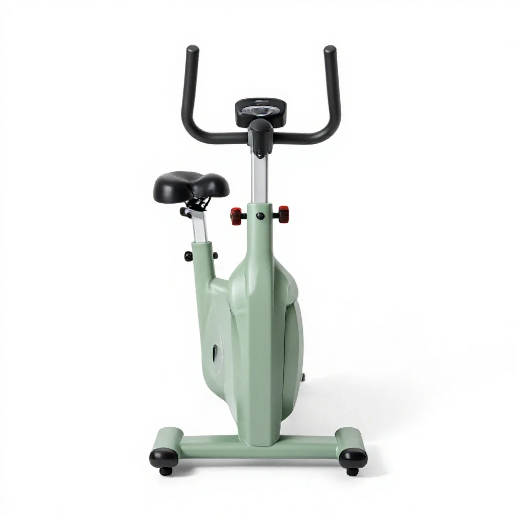 Exercise bike isolated on a white background