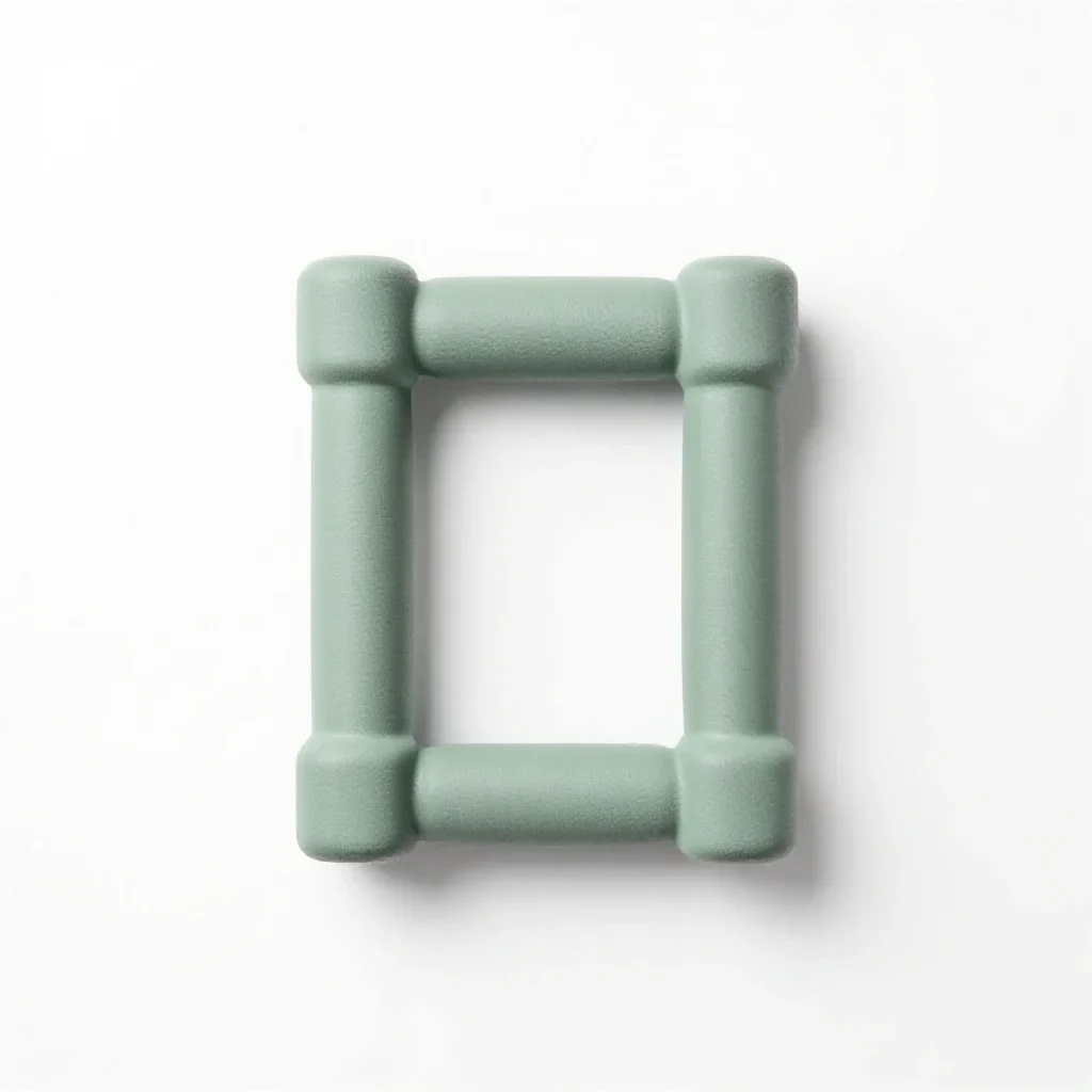 Exercise device isolated on a white background