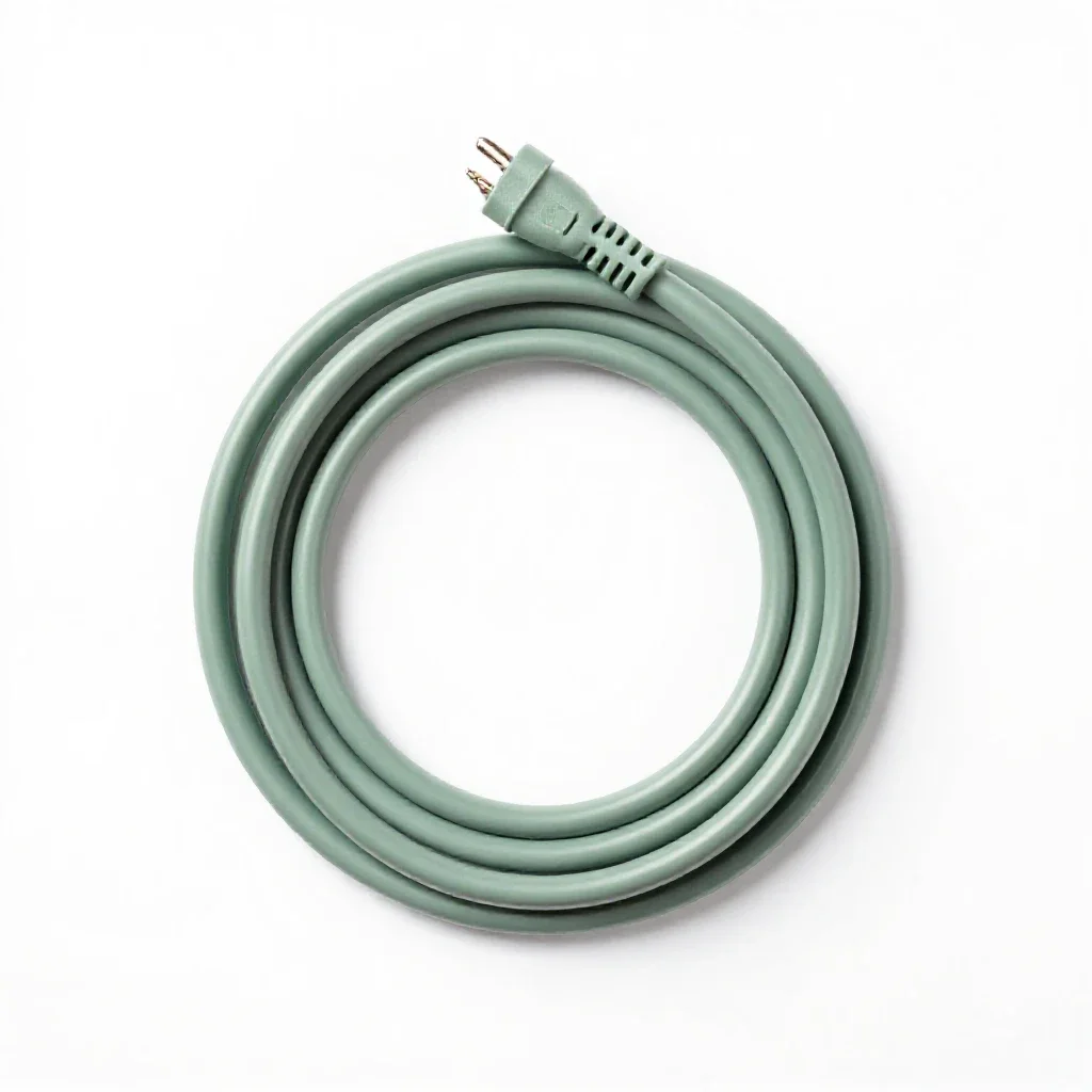 Extension cord isolated on a white background