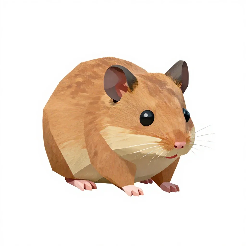 Dormouse isolated on a white background