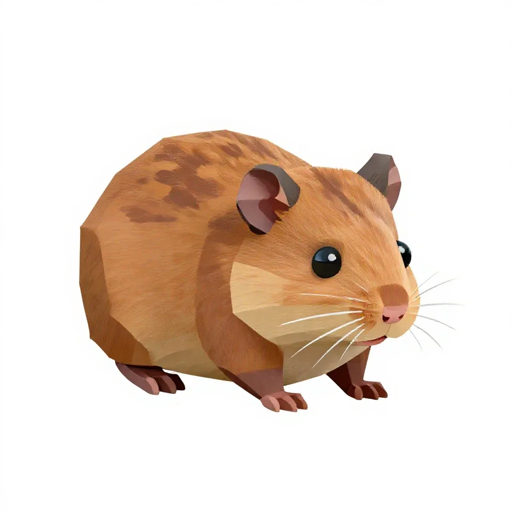 Lerot isolated on a white background