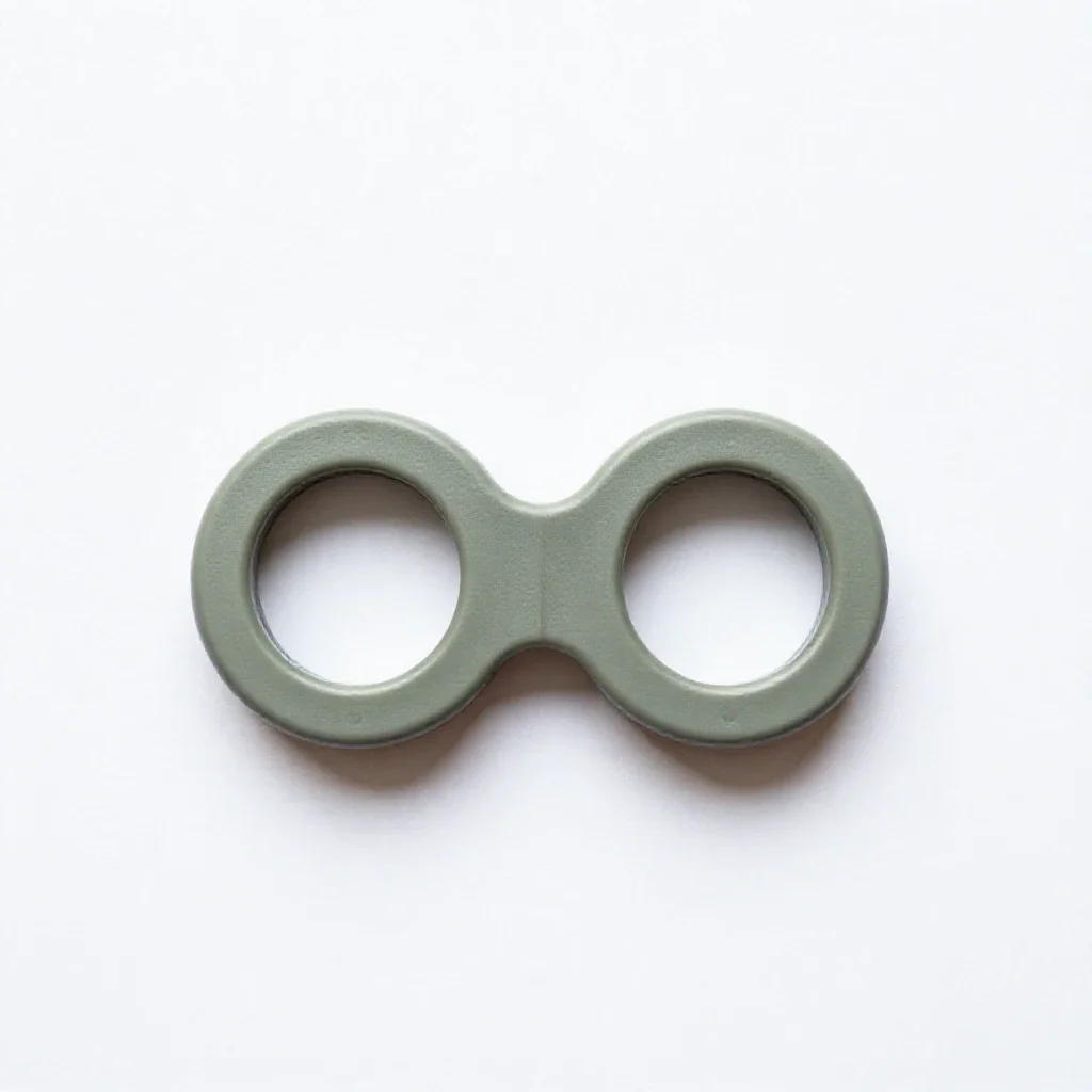 Brass knucks isolated on a white background